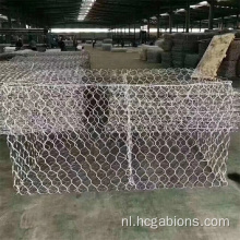 Steen gevulde 80x100mm Gabion -mand voor overstromingsbescherming